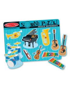 Melissa & Doug – Musical Instruments Sound Puzzle – 8pc