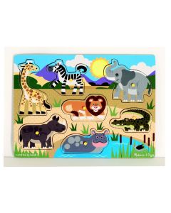 Melissa & Doug – Safari Peg Puzzle