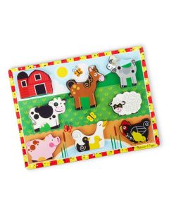 Melissa & Doug – Farm Chunky Puzzle