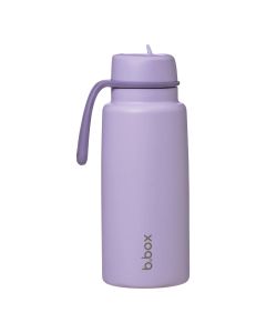 B.Box 1L Insulated Flip Top Drink Bottle - Lilac Love