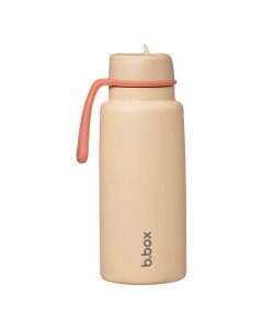 B.Box 1L Insulated Flip Top Drink Bottle - Melon Mist