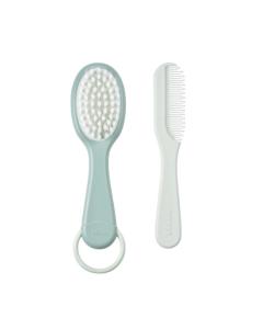 Beaba Baby Brush & Comb - Green Blue