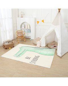 All 4 Kids Alligator Be Strong Rug