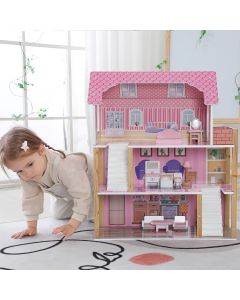 ALL 4 KIDS Eliana 3 Level Dollhouse