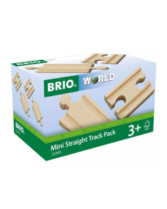 BRIO Mini Straight Track Pack 4 pieces