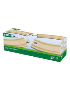 BRIO Large Curved Tracks 4 pieces