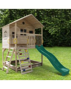ALL 4 KIDS Aiden Huge Cubby House with Slide and Sand Pitch