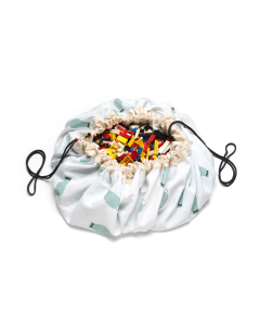 Play&Go Double Sided Toy Storage Bag - Trainmap and Happy Bears