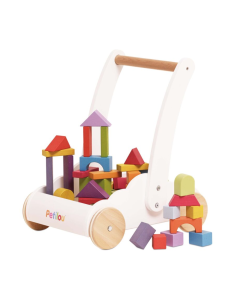 Le Toy Van Rainbow Baby Walker & Puzzle - 45 Blocks