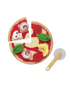 Le Toy Van Pizza & Toppings with Slice Cutter