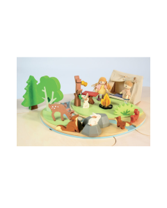 Tender Leaf Toys Wildlife Camping Play Set