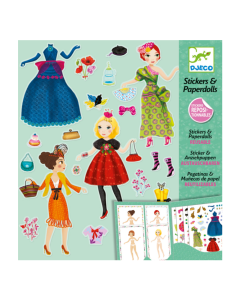 Djeco Massive Fashion Stickers And Paper Dolls