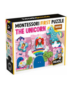 Headu Montessori First Puzzle The Unicorn