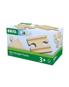 BRIO Mini Straight Tracks 4 pieces