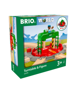 BRIO Turntable & Figure 2 pieces