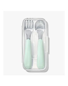 OXO Tot On-The-Go Fork And Spoon Set - Opal