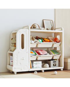 All 4 Kids Caroline Bus Bookcase Storage Unit