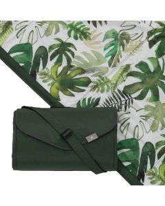 Little Unicorn Outdoor Blanket - 5 x 7 - Tropical Leaf