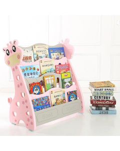 ALL 4 KIDS Lily the Giraffe Bookcase Magazine Bookshelf - Pink