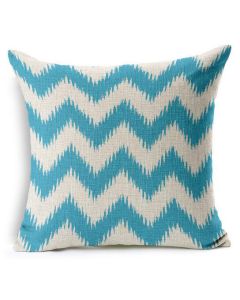 All 4 Kids 45cm Square Throw Pillow Cushion Cover - Blue Wave