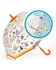 Djeco Faces Colour Change PVC Child Umbrella