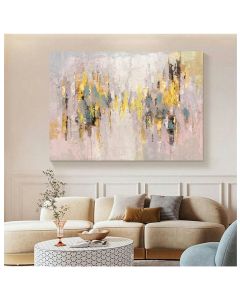 All 4 Kids Modern Abstract Oil Hand Painted Wall Art with Frame 018