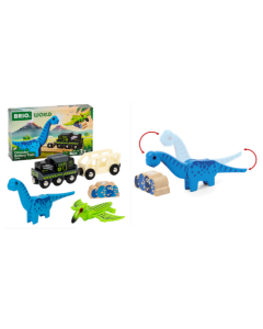 BRIO Dinosaur Battery Train 5 pieces