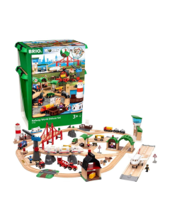 BRIO Set - Railway World Deluxe Set 106 pieces