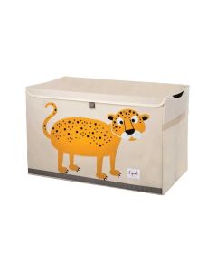 3 Sprouts Toy Chest - Orange Leopard