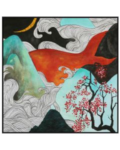 All 4 Kids Modern Abstract Oil Hand Painted Wall Art with Frame 003