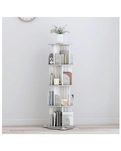 All 4 Kids Madelyn 4 Levels Revolving Bookcase - Grey