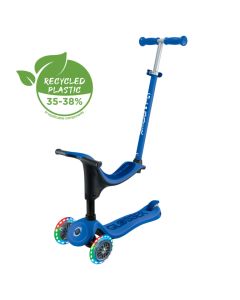 Globber GO UP SPORTY Lights V2 - Navy Blue/ Dark Navy Blue