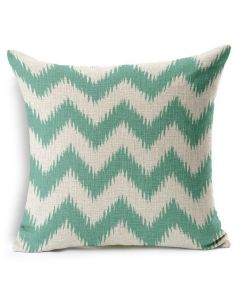 All 4 Kids 45cm Square Throw Pillow Cushion Cover - Aqua Wave