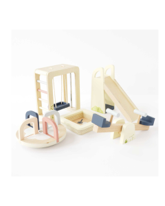 Le Toy Van Wooden Dolls House Outdoor Play Furniture - 5 piece