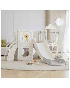 All 4 Kids Joyce Baby Slider and Swing Play Center with Easel