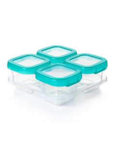 Oxo Tot Baby Blocks Freezer Storage Containers 6oz - Teal