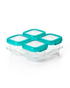 Oxo Tot Baby Blocks Freezer Storage Containers 4oz - Teal