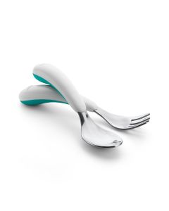 Oxo Tot Fork And Spoon Set - Teal