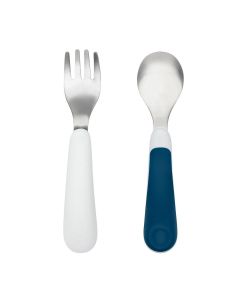 Oxo Tot Fork And Spoon Set - Navy