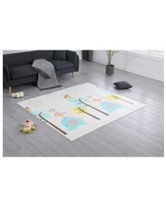 Joy Baby Smartplay Reversible Lightweight Foldable Play Mat - Elephant Home