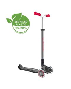 Globber Master with Lights - Black/Red