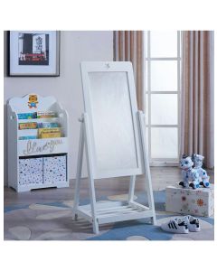 ALL 4 KIDS Gloria White Girls Wooden Standing Mirror