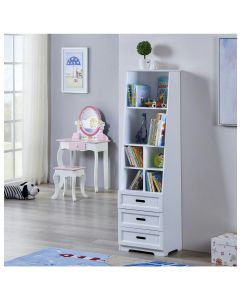 ALL 4 KIDS Candice White Bookcase Book Shelf Storage Unit