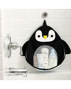 3 Sprouts Bath Storage - Black Penguin