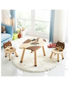All 4 KIDS My Little Kitten Solid Timber Table and Chair Set