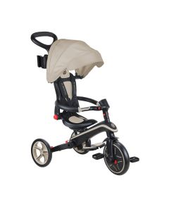 Globber EXPLORER Trike 4in1 FOLDABLE - Taupe