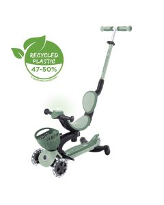 Globber Go Up Baby Lights 360 - Sage/Olive