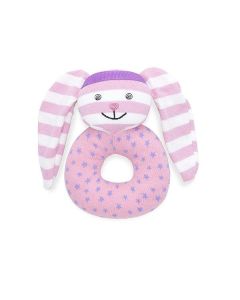 Apple Park Organic Luxury Hip Hop Bunny Soft Rattle