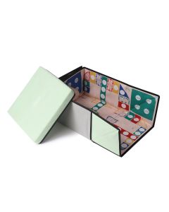 MNTL Storage Bin & Interactive Play Mat - Aeroplane Chess Theme