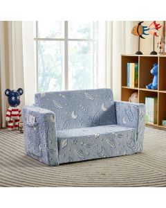 All 4 Kids Space Explorer Glow Flip-Out Double Couch